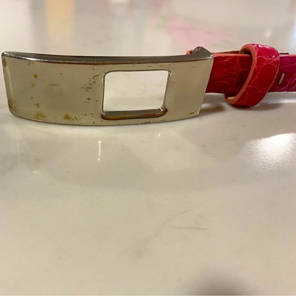 B. D. Jeffries - Genuine Alligator Pink Belt - Picture 3 of 8